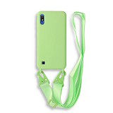 Bodycell Silicon Case με Λουρακι Samsung A10/M10 Green