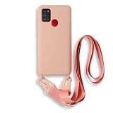 Bodycell Silicon Case   Samsung A21s Pink