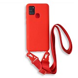 Bodycell Silicon Case   Samsung A21s Red