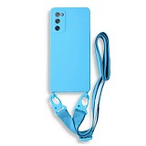 Bodycell Silicon Case με Λουρακι Samsung S20 FE 4G/5G Blue