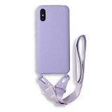 Bodycell Silicon Case με Λουρακι Xiaomi Redmi 9A/9AT/9i Violet