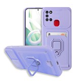 Bodycell Multifunction Case Με Κορδονι Samsung A21s Purple