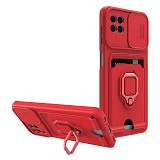 Bodycell Multifunction Case   Samsung A22 5G/A22s Red