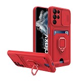 Bodycell Multifunction Case   Samsung S22 Ultra 5G Red