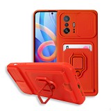 Bodycell Multifunction Case   Xiaomi 11T/11T Pro Red