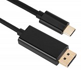 POWERTECH  USB-C  DisplayPort PTH-071, 4K/60Hz, 2m,  PTH-071