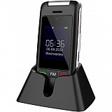 Artfone C10 Dual Sim 2.4'' GSM Flip Phone with Dock Black ( )