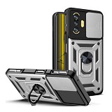 Bodycell Armor Slide Cover Case Xiaomi Poco F3 GT Silver