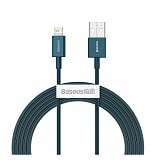 Baseus Lightning Superior Series cable, Fast Charging, Data 2.4A, 1m Blue (CALYS-A03) (BASCALYS-A03)