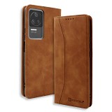 Bodycell Book Case Pu Leather Xiaomi Poco F4 5G Brown