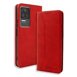 Bodycell Book Case Pu Leather Xiaomi Poco F4 5G Red