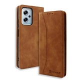 Bodycell Book Case Pu Leather Xiaomi Poco X4 GT 5G Brown