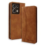 Bodycell Book Case Pu Leather Oppo Reno 8 5G Brown