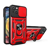 Bodycell Armor Slide Cover Case iPhone 14 Plus Red