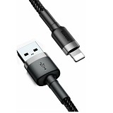 Baseus Cafule Braided USB to Lightning Cable  2m (CALKLF-CG1) (BASCALKLF-CG1)