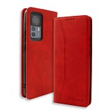 Bodycell Book Case Pu Leather Xiaomi 12T 5G/12T Pro Red