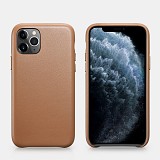 iCarer RIX 1117 iPhone 11 Pro Max Leather Back Cover Brown