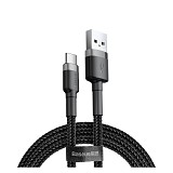 Baseus Cafule Braided USB 2.0 Cable USB-C male - USB-A male  0.5m (CATKLF-AG1) (BASCATKLFAG1)