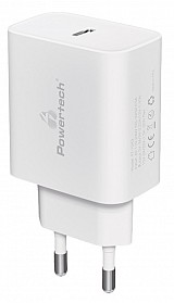 POWERTECH   PT-1043, USB-C, PD QC3.0, 30W,  PT-1043