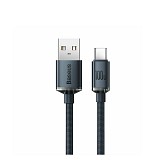 Baseus Crystal Shine Braided USB 2.0 Cable USB-C male - USB-A male  2m (CAJY000501) (BASCAJY000501)