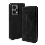 Bodycell Book Case Pu Leather Xiaomi Note 12 Pro Plus 5G Black