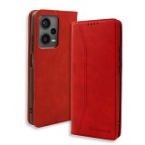 Bodycell Book Case Pu Leather Xiaomi Note 12 5G Red