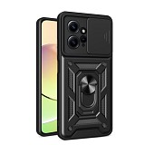 Bodycell Armor Slide Cover Case Xiaomi Note 12 4G Black