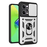 Bodycell Armor Slide Cover Case Xiaomi Poco X5 Pro/Note 12 Pro 5G Silver