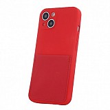 Samsung Galaxy A13 5G/A04S Testa Card Cover Silicone Red