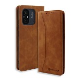 Bodycell Book Case Pu Leather Xiaomi Redmi 12C Brown