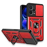 Bodycell Armor Slide Cover Case Xiaomi Poco X5/Note 12 5G Red