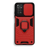 Ring Armor Case Xiaomi Note 11/11s 4G Red