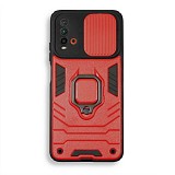 Ring Armor Case Xiaomi Redmi 9T Red