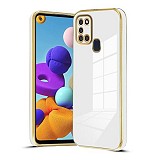 Bodycell Gold Plated Silicon Samsung A21s White