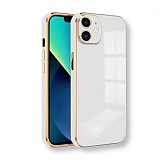 Bodycell Gold Plated Silicon iPhone 12  White