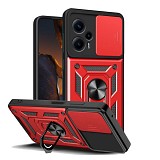 Bodycell Armor Slide Cover Case Xiaomi Poco F5  Red