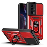 Bodycell Armor Slide Cover Case Xiaomi Poco F5 Pro Red