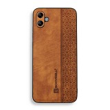 Bodycell Pattern Leather Backcover Samsung A04E  Brown