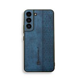 Bodycell Pattern Leather Backcover Samsung S21 FE  Blue