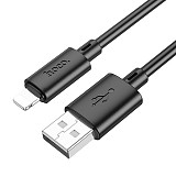 HOCO - X88 Gratified DATA CABLE Lightning 2.4A BLACK