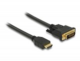 DELOCK  HDMI  DVI 85653, 2K/60Hz, 7.92 Gbps, 1.5m,  85653