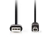  USB High-Speed A . - USB B ., 3.00m NEDIS CCGL60101BK30