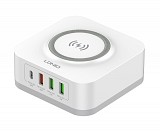 LDNIO   AW004, USB-C/3x USB/wireless, 32W, PD/QC,  6933138600306