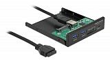 DELOCK front panel 64058, 3.5"  USB-C, 2x USB & SD/Micro SD 64058