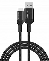 POWERTECH καλώδιο USB σε USB-C PTR-0134 PD 60W, 5Gbps, copper, 1m, μαύρο PTR-0134