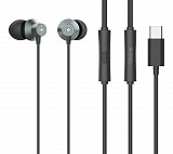 CELEBRAT earphones   D15, USB-C , 10mm, 1.2m,  YS-D15-BK