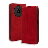 Bodycell Book Case Pu Leather Realme 11 Pro Plus 5G Red