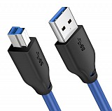 CABLETIME  USB  USB Type B CT-C160-U3-AMBM, 5Gbps, 2m,  CT-C160-U3-AMBM-BL2