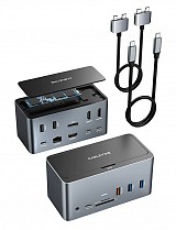 CABLETIME docking station DOCK162-AG2 15 , M.2 NVME, 4K 100W,  CT-DOCK162-AG2