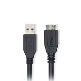 K USB 3.2 Gen 1x1 A . - USB Micro B ., 0.50m,    NEDIS CCGL61500BK05